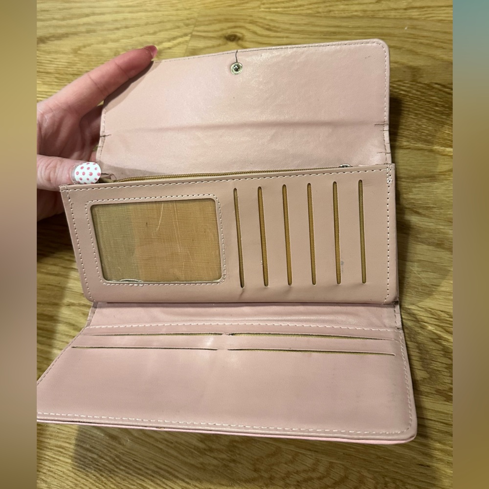 Chic Pink Quilted Women's Wallet - Picture 4 of 8